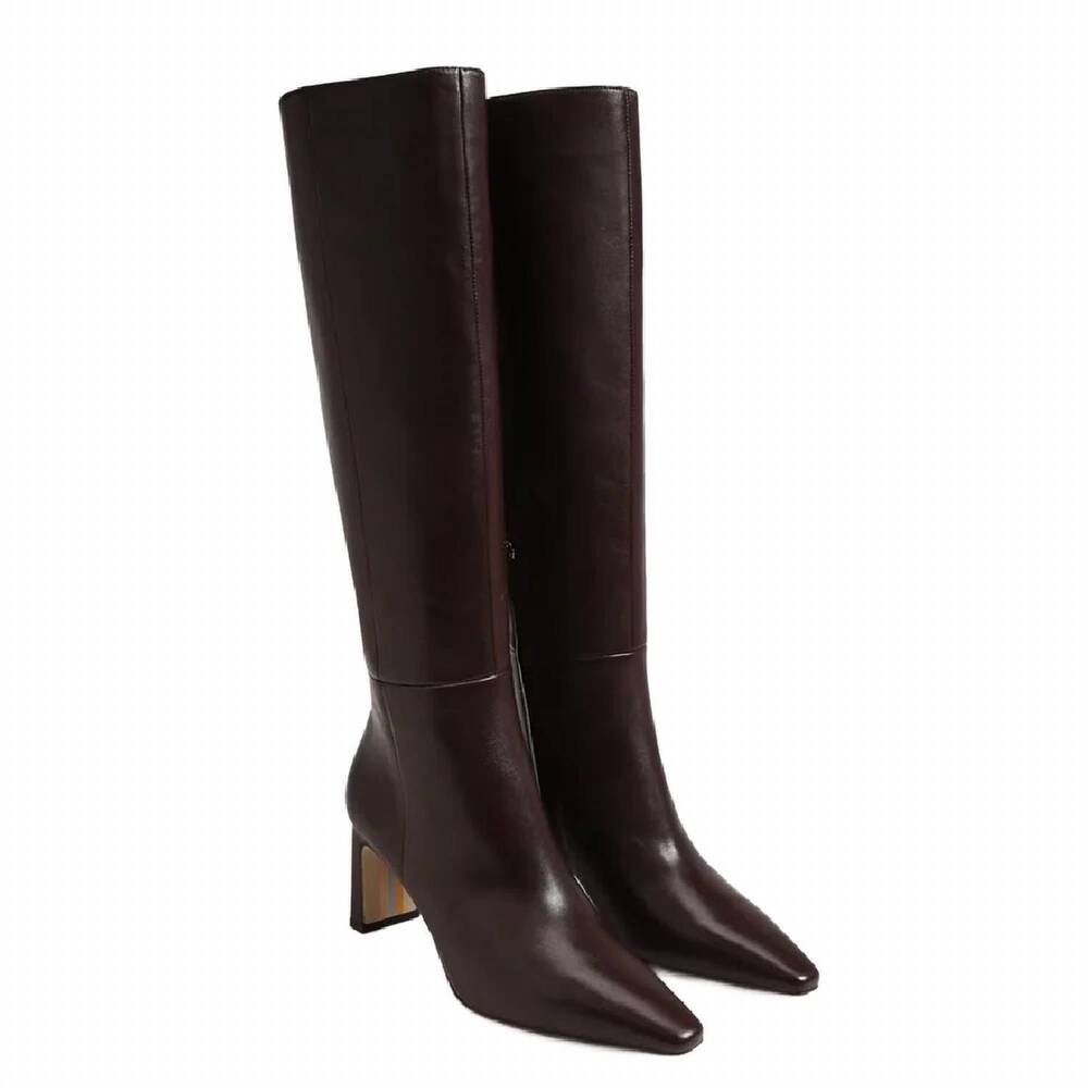 NEW SAM EDELMAN women's sylvia tall boot in spiced pecan
